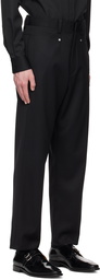 Omar Afridi Black Darted Trousers