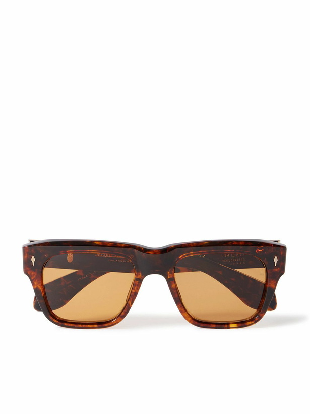 Photo: Jacques Marie Mage - Johnny Cash Cash Square-Frame Tortoiseshell Acetate Sunglasses
