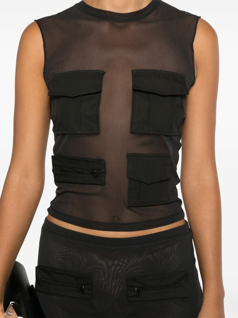 【4/3値下げ】acne studios Black Osal Vest 4/3値下げ】acne studios Black Osal Vest