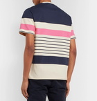 Mr P. - Striped Cotton-Jersey T-Shirt - Multi