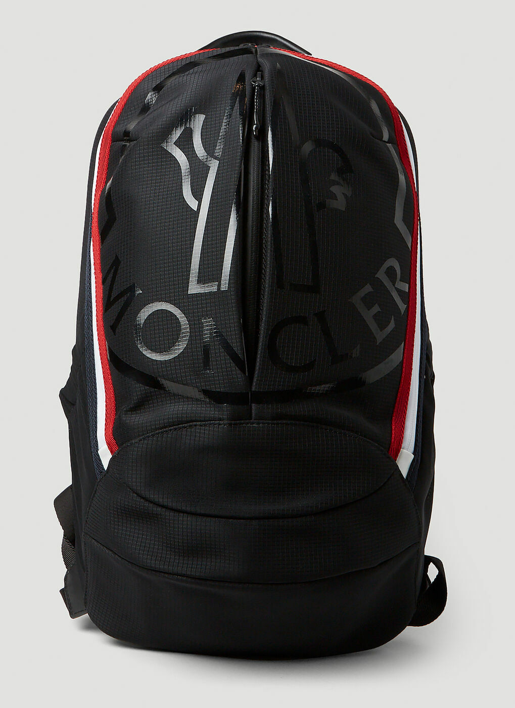 Moncler - Cut Logo Print Backpack in Black Moncler