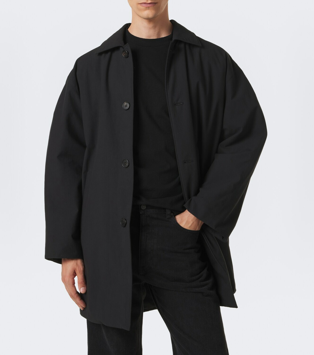 The Row Verna cotton poplin car coat