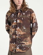Msgm Mens Shirt in Chocolate brown