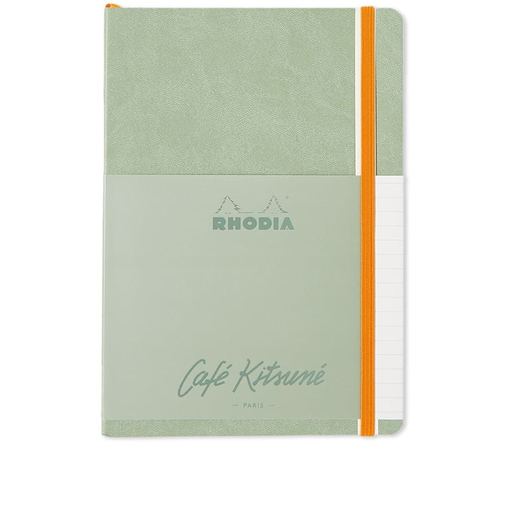 Photo: Maison Kitsuné Men's Notepad Ck X Rhodia in Matcha