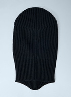 Rick Owens Ribbed Knit Balaclava