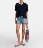 Miu Miu Frayed denim shorts