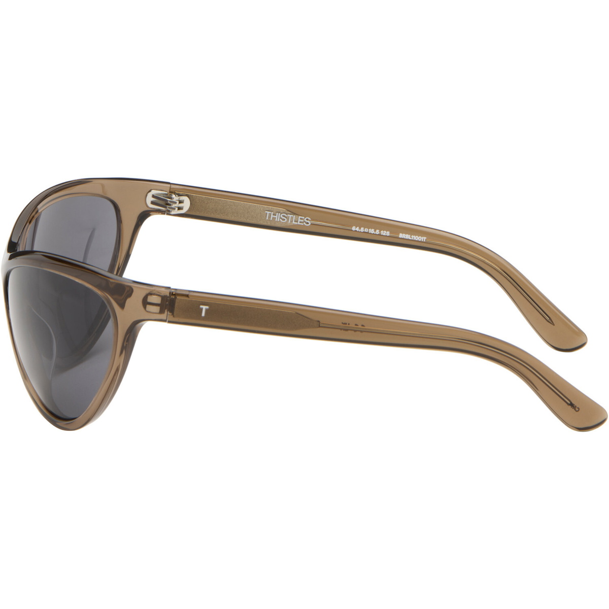 THISTLES Brown 'The Lex' Sunglasses
