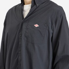 Danton Men's Snap Front Overshirt in Dark Navy