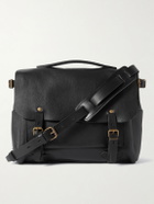 Bleu de Chauffe - Éclair Full-Grain Leather Messenger Bag - Black