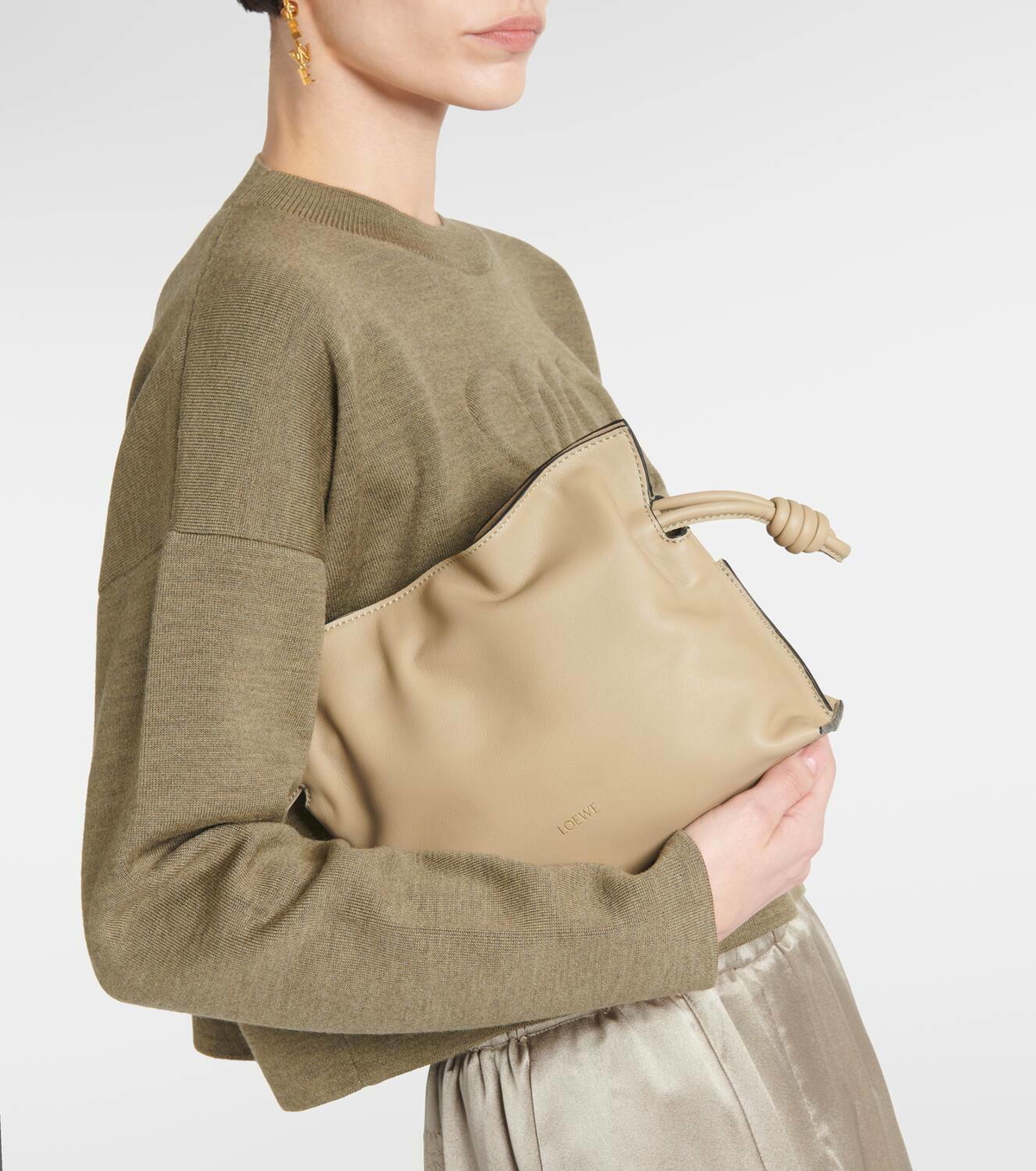Loewe Flamenco Mini leather clutch Loewe