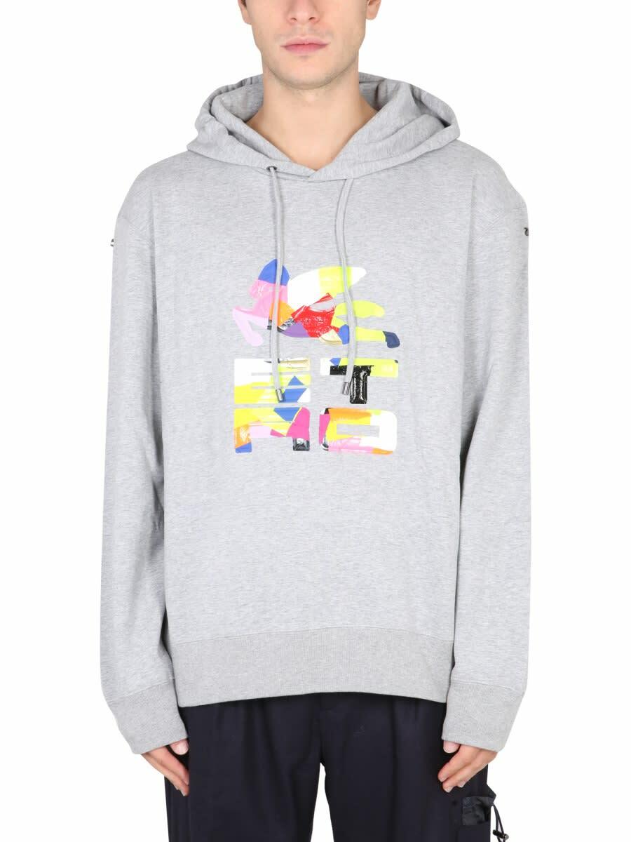 ETRO - Logo Cotton Hoodie Etro