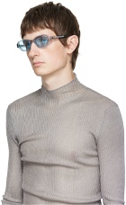 A BETTER FEELING SSENSE Exclusive Gray & Blue Skye Sunglasses