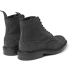 Tricker's - Stow Nubuck Brogue Boots - Gray