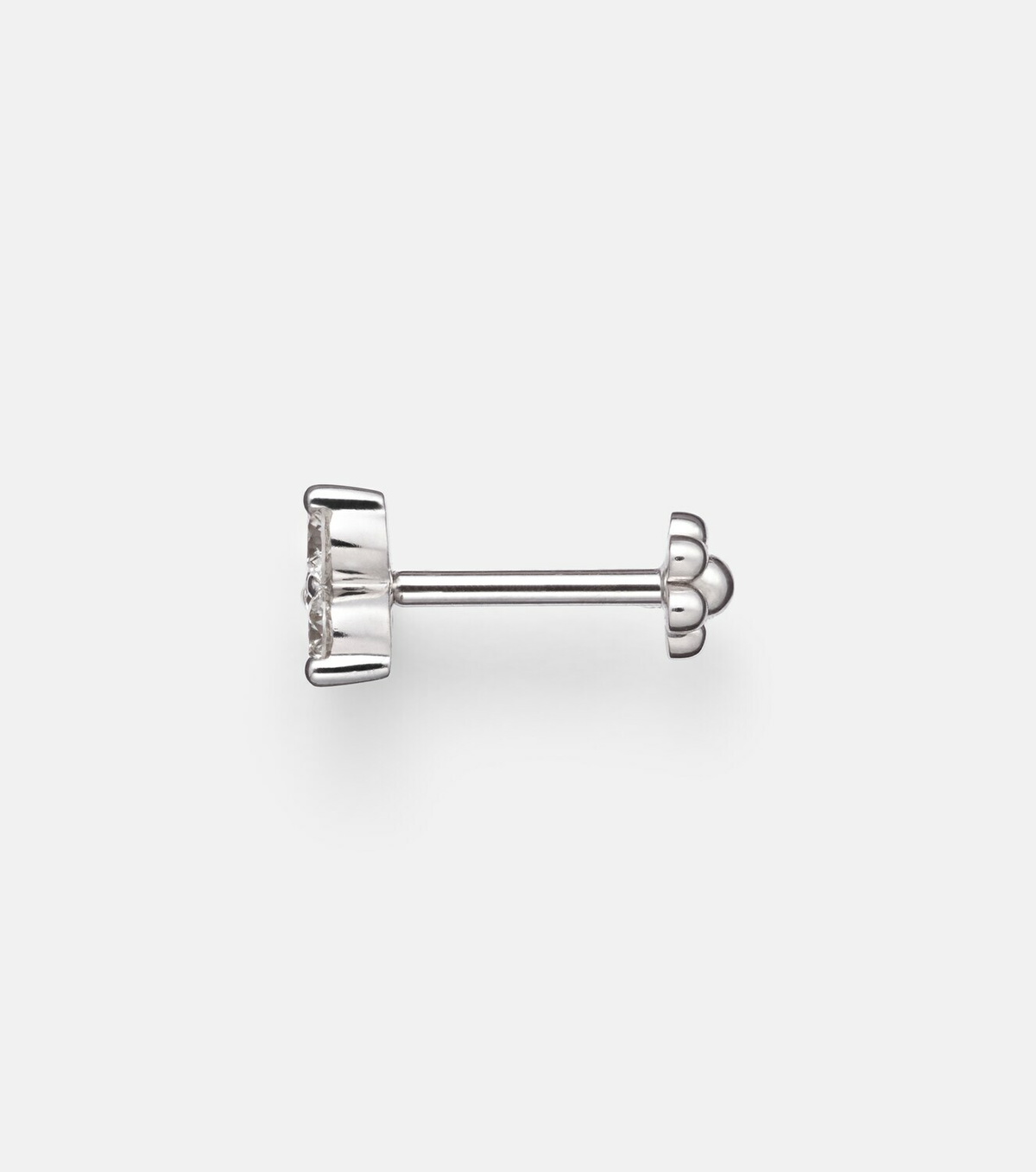 Maria Tash 18kt white gold (750/1000) single earring with diamonds