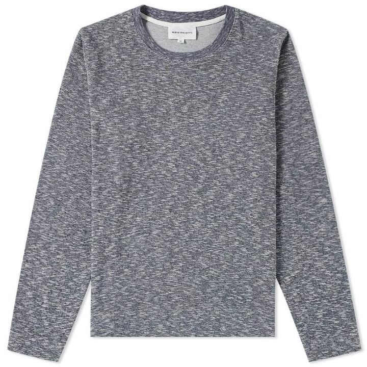 Photo: Norse Projects Runi Dry Towelling Sweat Blue