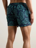 Paul Smith - Straight-Leg Mid-Length Paisley-Print Recycled Swim Shorts - Blue