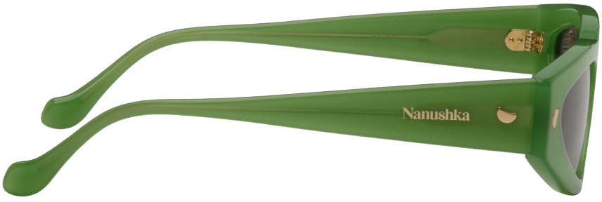 サングラス nanushka Crista Sunglasses - Nanushka - Acetate - Green Nanushka Green Crista Sunglasses Nanushka
