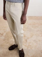Onia - Straight-Leg Cotton-Blend Trousers - Neutrals
