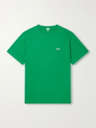 LOEWE - Anagram-Embroidered Cotton-Jersey T-Shirt - Green