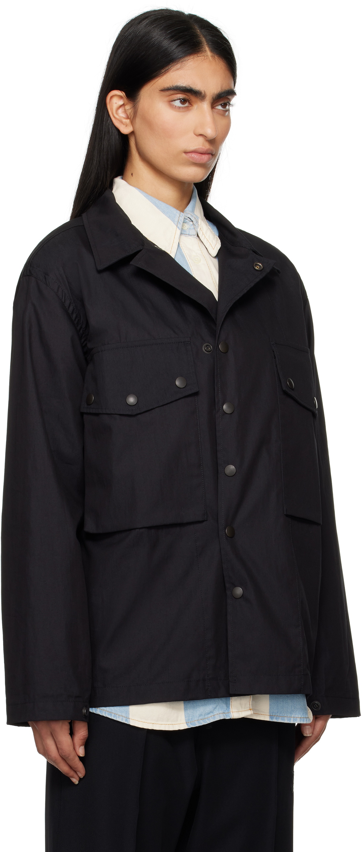 Meomeo。NEEDLES / Blackwatch Jacket NEEDLES: Black Fringe Track Jacket | SSENSE