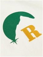 Rhude - Moonlight Logo-Print Cotton-Jersey Hoodie - Neutrals