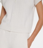 Eleventy Wool and cashmere polo shirt