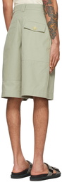 Jacquemus Grey 'Le Short Laurier' Shorts