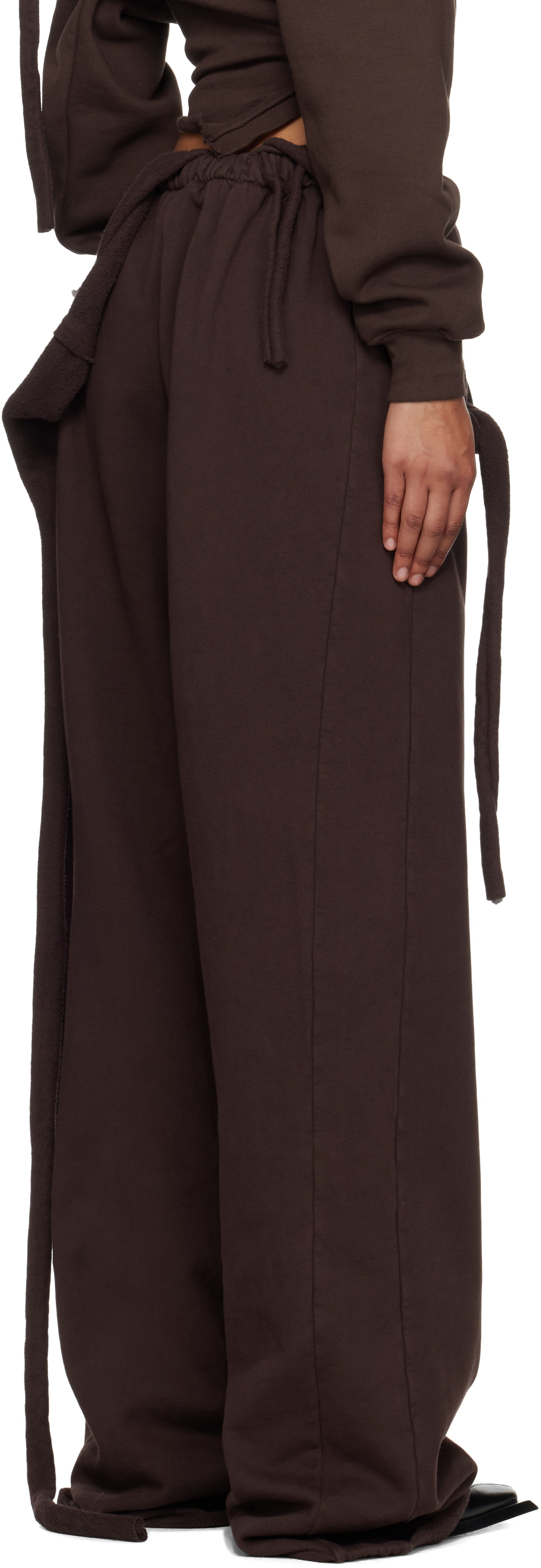 Ottolinger Brown Otto Wrap Sweatpants