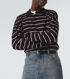 Loewe Striped cotton polo sweater