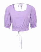 Manila Grace Womens Top Mauve