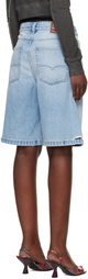 Diesel Blue De-Sire-Short Denim Shorts