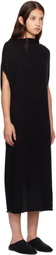 Lauren Manoogian Black Shoulder Maxi Dress