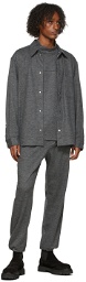 3.1 Phillip Lim Grey Wool Flannel Shirt
