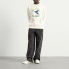 Diadora Men's x Palmes Legacy Crew Sweat in Snow White
