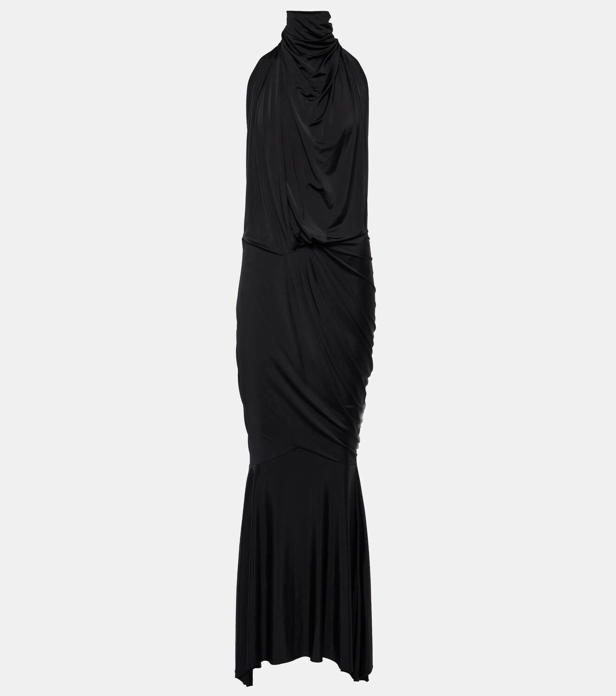 Alexandre Vauthier High-neck draped maxi dress