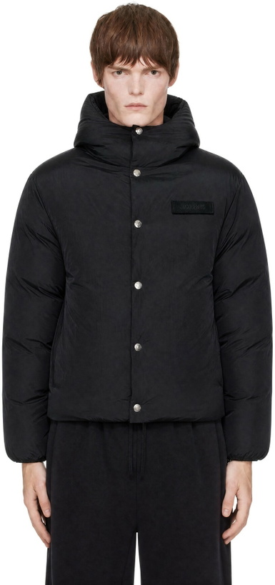 Photo: JACQUEMUS Black 'The Puffer' Jacket