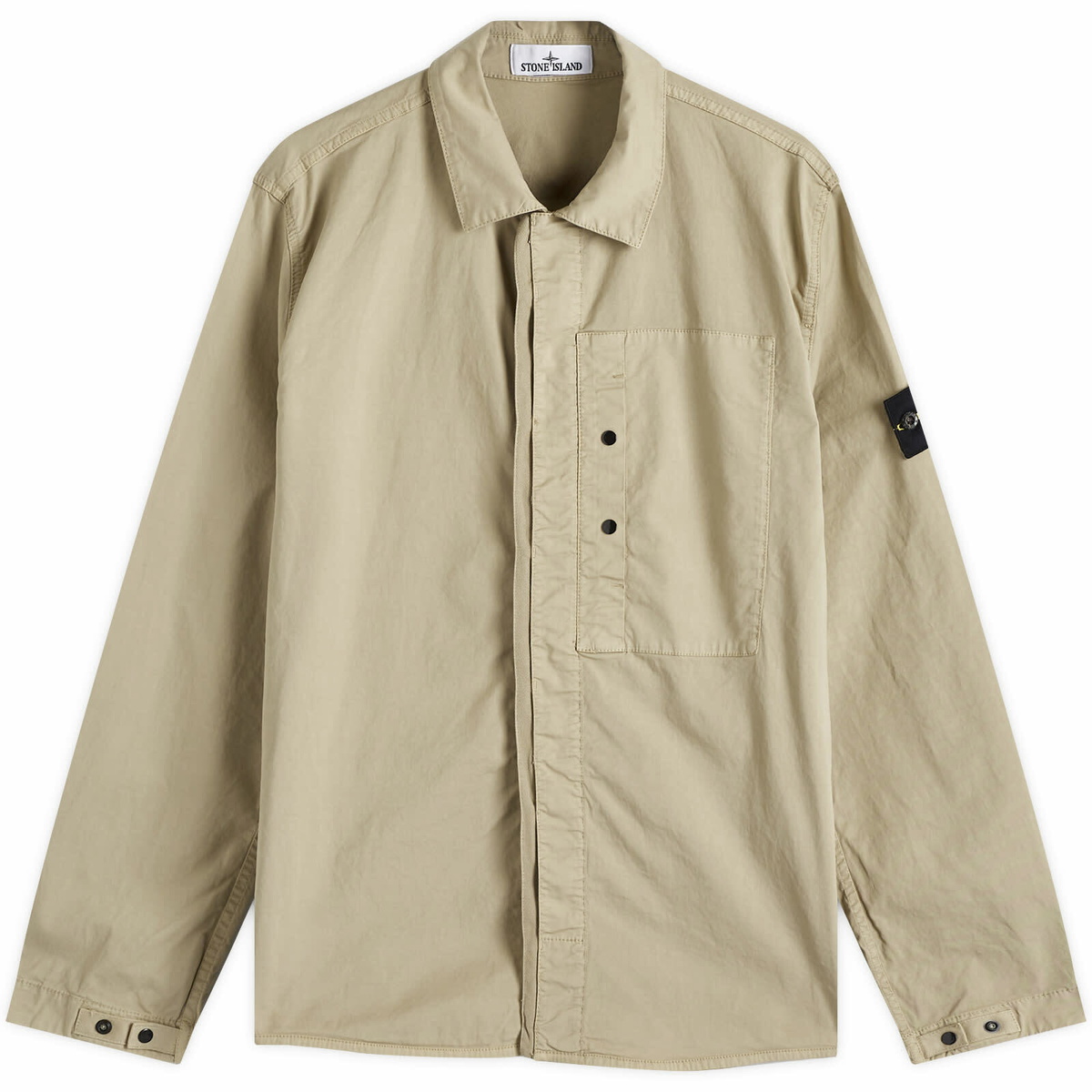 Stone Island Men's Supima Cotton Twill Stretch-TC Button Shirt
