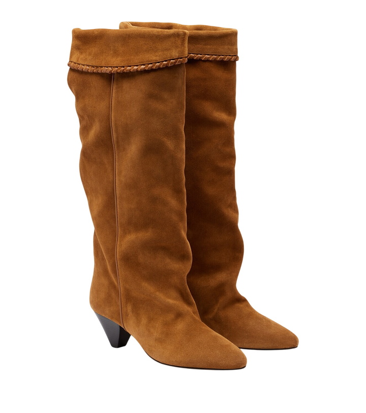 Photo: Isabel Marant Elita suede knee-high boots
