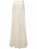 LUDOVIC DE SAINT SERNIN - Satin Midrise Long Skirt