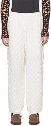 Isa Boulder SSENSE Exclusive White Chess Trousers