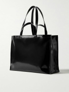Acne Studios - Logo-Embossed Faux Glossed-Leather Tote Bag