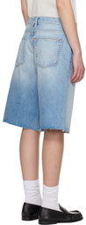 SLVRLAKE Blue Mica Denim Shorts