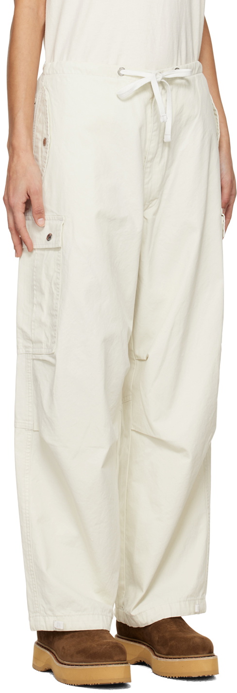 Rhude Off-White Parachute Trousers