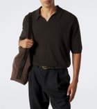 Le Kasha Bale cashmere polo sweater