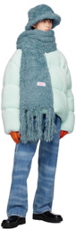 Bonsai Blue Fluffy Down Jacket