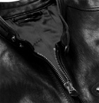 TOM FORD - Slim-Fit Leather Biker Jacket - Black