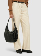 MARGESHERWOOD Large Pumpkin Leather Tote Bag
