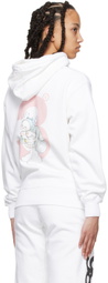Aitor Throup’s TheDSA SSENSE Exclusive White Graphic Hoodie