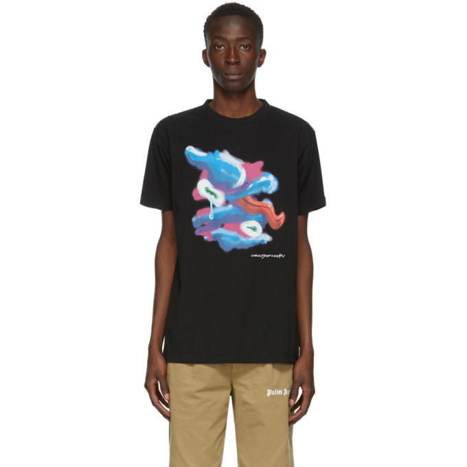 Photo: Marcelo Burlon County of Milan Black Fools Tongue T-Shirt