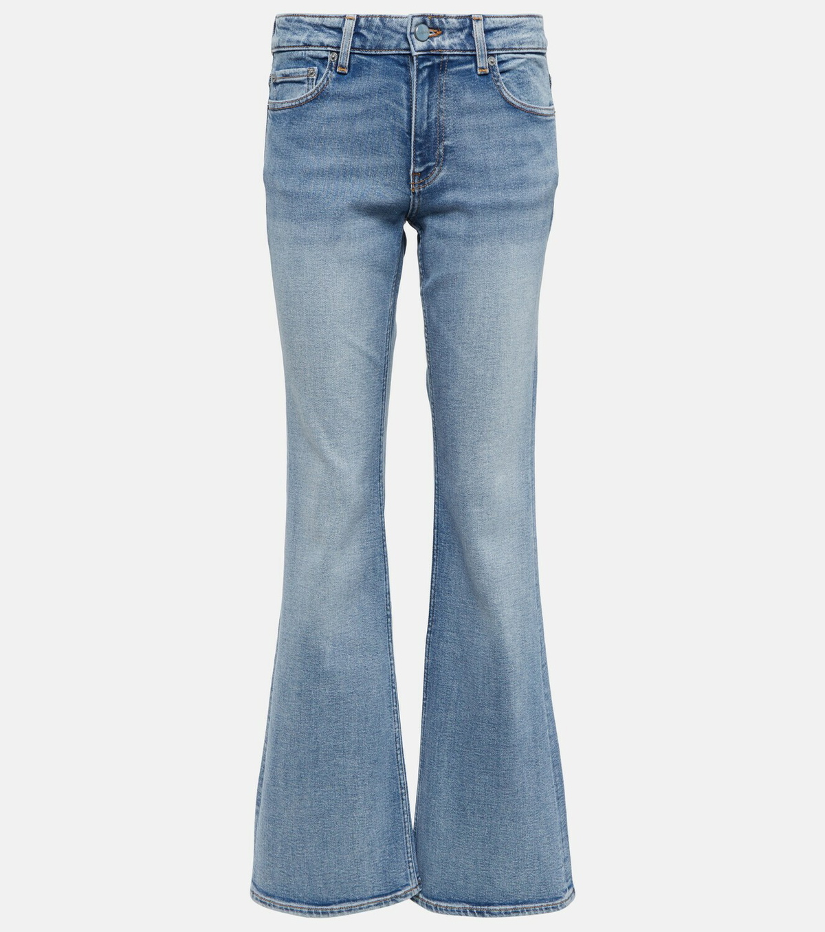 Ganni Mid-rise flared jeans GANNI